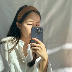 Wide Leather Headband • Handmade • Minimalist • Extra Wide Headbands